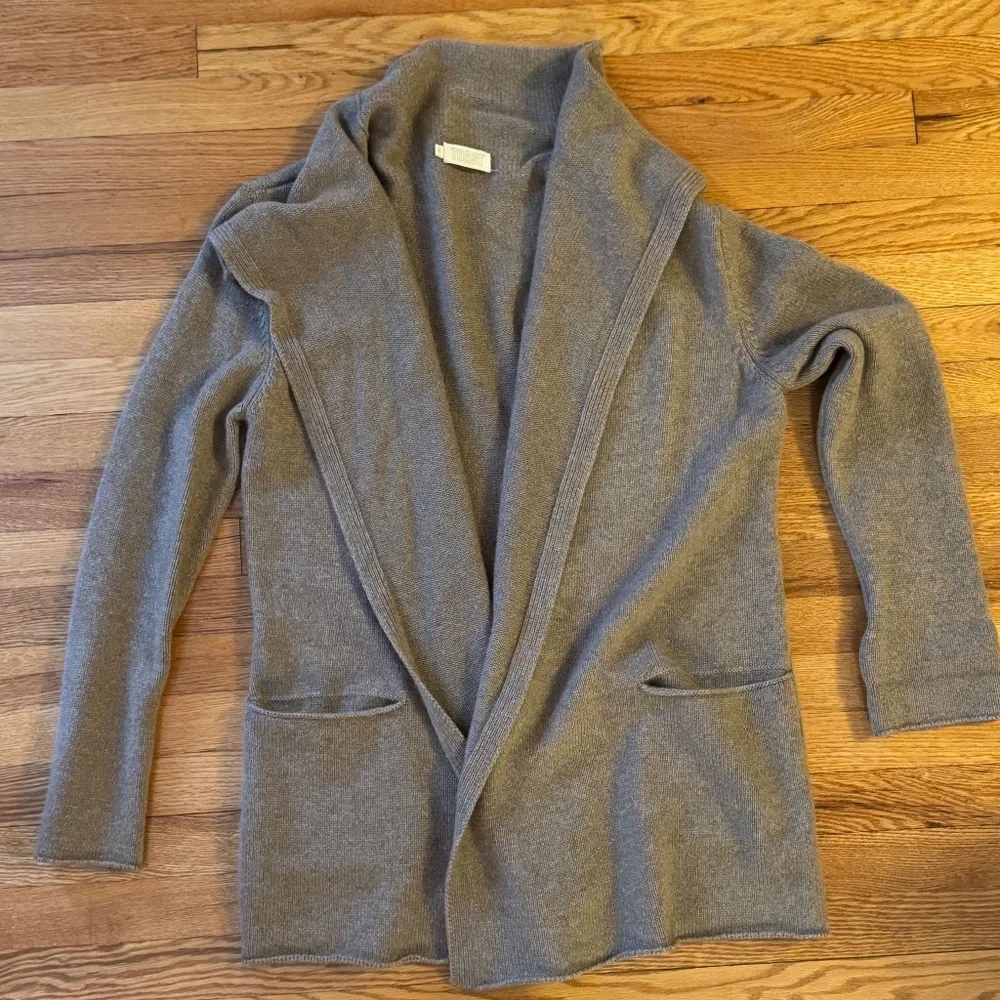 Toast Merino Angora Blend Cardigan Sweater Size L - Picture 1 of 8
